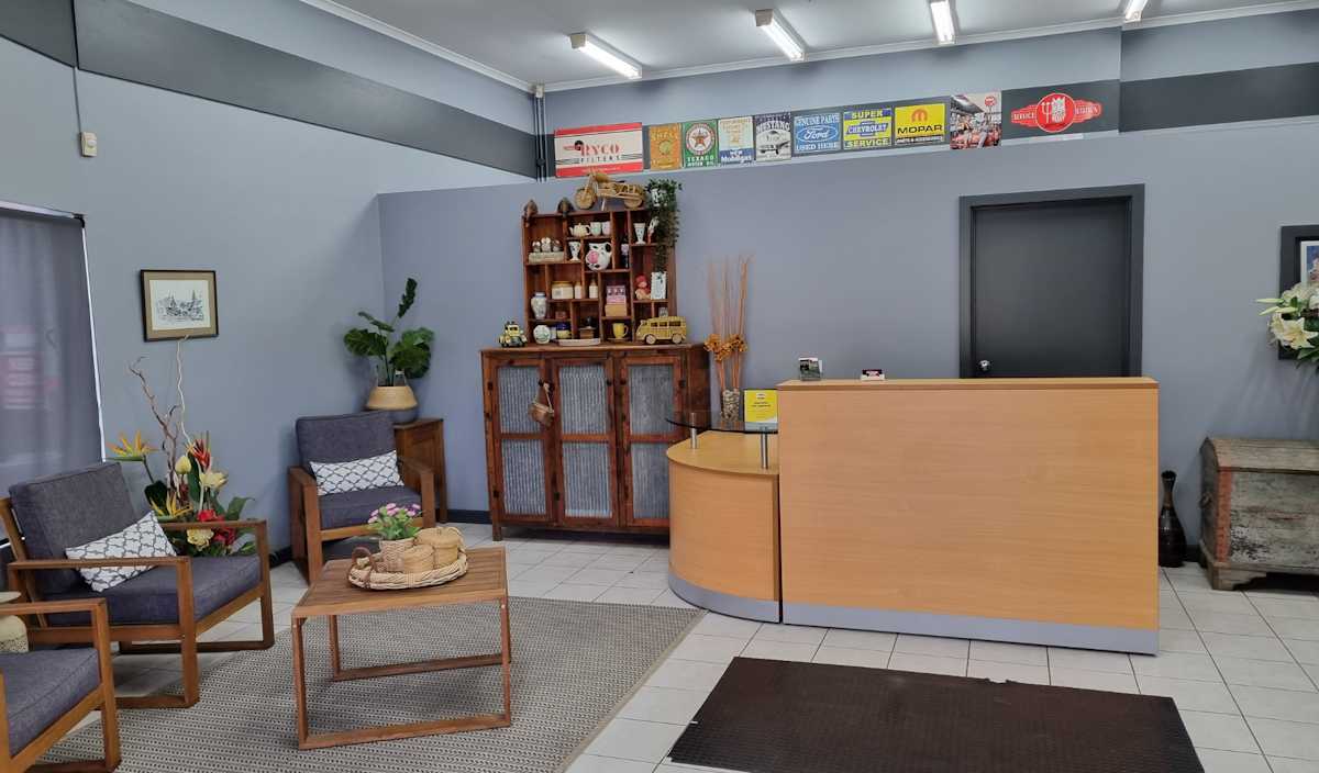 reception area at Mitcham Auto Tune & Service